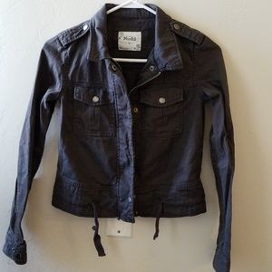Mudd, light zip up fashion jacket, xs
